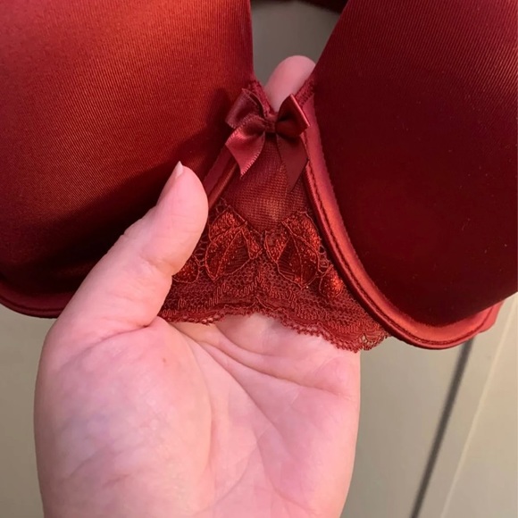 Torrid NWT Push-Up T-Shirt Bra - Shine Red with 360 Back Smoothing Size 40B - Picture 8 of 10